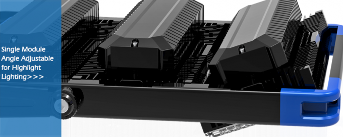 ตัวเลือกมุมลำแสงกลางแจ้งน้ำท่วมไฟ LED 250W 2700-6500K พลังงานสูง
