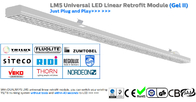 ชุดติดตั้งเพิ่มเชิงเส้นแบบสากล LM5 Line Version IP65 5ft หลอดไฟ LED 55W ฝาครอบพีซีไม่มี UV IR Mercury Free
