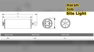 ไฟ LED ทำงาน 15W ทนทานสำหรับงานสมบุกสมบัน