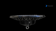 CE RoHS IP65 UFO LED High Bay Light 100W 150W 200W 240W 300W ผลิตคลังสินค้า Industrial High Bay ไฟ LED