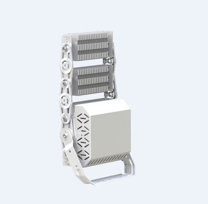 400W IP66 150LPW ไฟ LED น้ำท่วมพื้นสนามกีฬาโครงสร้างระบายความร้อนเต็มรูปแบบ