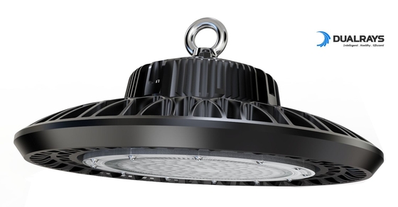 Dualrays UFO LED High Bay Light IP65 พร้อม 1 ถึง 10V DALI สำหรับติดตั้งบนเพดาน