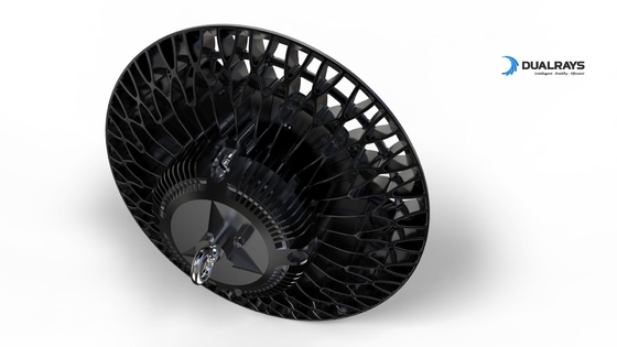 IP65 100W LED UFO ไฟ LED พร้อมการรับประกัน 5 ปีสำหรับ Supermarket Display