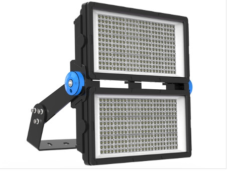 IP66 โคมไฟน้ำท่วมแบบโมดูลาร์กลางแจ้ง 1000 วัตต์ LED ไฟสนามกีฬาน้ำท่วม