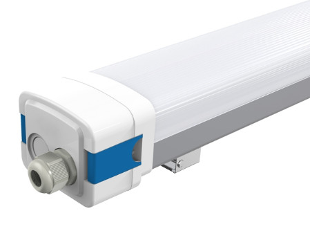1200mm LED Tri Proof Light 120LPW 160LPW 40W 4 Feet Anti Corrotion คลังสินค้ารถบัสสถานีรถไฟ