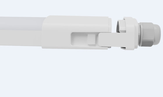 D2.5 LED Triproof Lighting Hi-Slim &amp; Buckle End Cap Design เพื่อการประหยัดค่าแรง