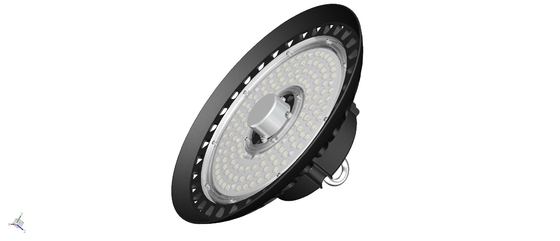 การสลายตัวของแสงน้อย UFO LED High Bay Light 150W 140LPW ในตัวไดร์เวอร์ Hook Chain Available