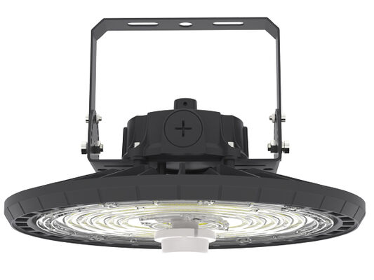 HB2 DIP ปรับเปลี่ยนพลังงานและ 3CCT UFO LED High Bay Light 100W 150LPW ด้วยฟังก์ชันฉุกเฉินเป็นตัวเลือก