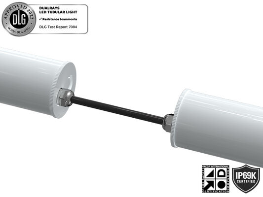 0.6m 20W IP69K IK10 TB7 ไฟหล่อ LED โดยเฉพาะสําหรับโรงงานแปรรูปอาหาร สถานที่เคมี คลังสินค้าสัตว์, ที่ล้างรถ