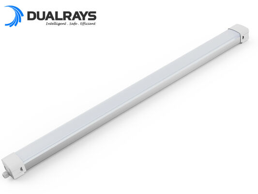5ft/60W D5 LED ไฟกันความชื้น พร้อมพลังงานเปลี่ยน DIP / 3CCT และ 1-10V, DALI, เซ็นเซอร์การเคลื่อนไหว, เซ็นเซอร์แสงสว่างกลางวัน, ซิกบีและฟังก์ชันฉุกเฉิน
