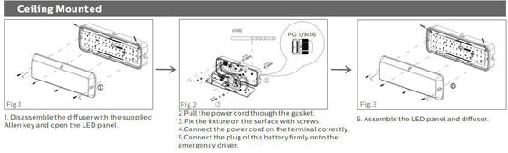 ไฟระเบียง LED ขนาดใหญ่ 8W พร้อม 3CCT และสวิตช์ไฟได้