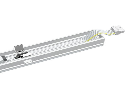 คลิกได้อย่างรวดเร็ว 75W DIP Switchable Universal LED Linear Retrofit Light Module พร้อม 160LPW สำหรับการเปลี่ยนฟลูออเรสเซนต์ T5 / T8 พร้อมฟังก์ชั่น DALI Dimming และฟังก์ชั่นฉุกเฉินแบบสลับได้ 3 เฟส