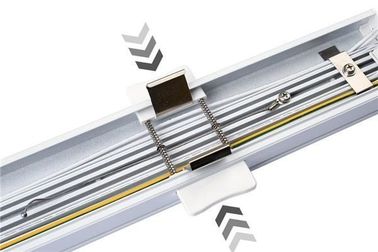 8250 Lumen 5ft 55W LED ชุดติดตั้งเพิ่มเชิงเส้นสำหรับระบบเดินสายไฟ