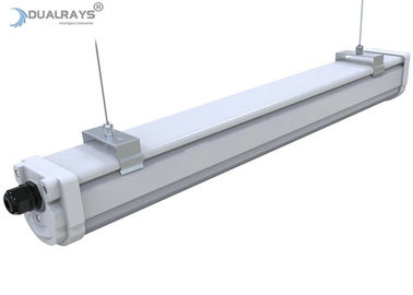 Dualrays D2 Series 50W LED Industrial Tri Proof Light 5ft ไมโครเวฟเซนเซอร์ ตัวเรือนพลาสติกเต็มรูปแบบสำหรับศูนย์นิทรรศการ