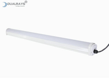 IK10 IP66 2ft 20W LED Tri Proof Light 160LPW ไดร์เวอร์กระแสไฟคงที่ปราศจากการสั่นไหว