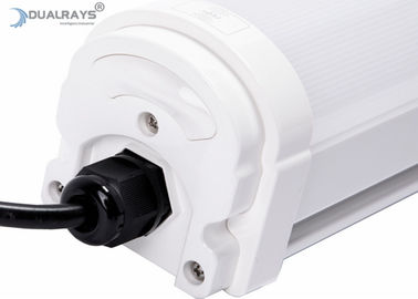 IK10 IP66 2ft 20W LED Tri Proof Light 160LPW ไดร์เวอร์กระแสไฟคงที่ปราศจากการสั่นไหว