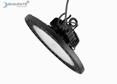 วอร์มไวท์ UFO LED High Bay Light 200W แข็งแกร่ง Die Cast Aluminium Luminaire