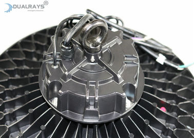แสงสีขาวธรรมชาตินำ UFO High Bay Light AC100 ~ 240V วัสดุอลูมิเนียมหล่อที่แข็งแกร่ง