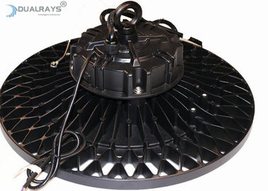 แสงสีขาวธรรมชาตินำ UFO High Bay Light AC100 ~ 240V วัสดุอลูมิเนียมหล่อที่แข็งแกร่ง