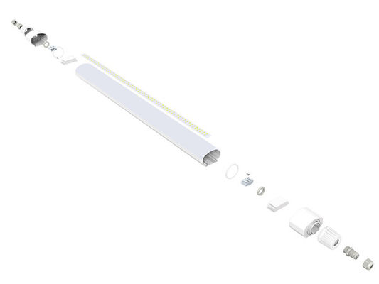 Dualrays D2 Series 20W 2ft วัสดุพลาสติกเต็ม LED Triproof Light รับประกัน 3 ปี