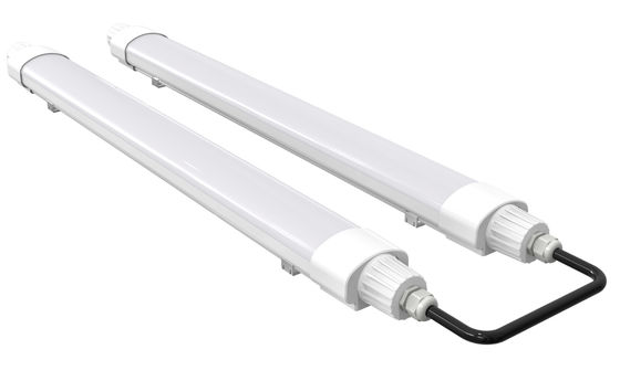Dualrays D2 ซีรี่ส์ 50W การสลายตัวของแสงน้อยอุตสาหกรรม IP65 LED Tri Proof Light DALI Dimming Optional