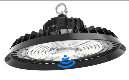 150W IP65 21000lm Die-Cast UFO LED High Bay Light 140LPW พร้อม Daylight หรือ Motion Sensor สำหรับไฟอุตสาหกรรมและเชิงพาณิชย์