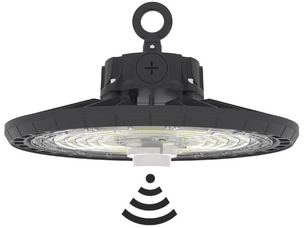HB2 DIP ปรับเปลี่ยนพลังงานและ 3CCT UFO LED High Bay Light 100W 150LPW ด้วยฟังก์ชันฉุกเฉินเป็นตัวเลือก