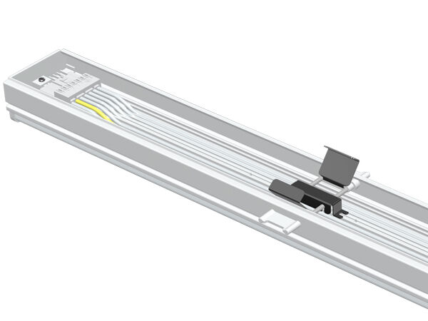 คลิกได้อย่างรวดเร็ว 75W DIP Switchable Universal LED Linear Retrofit Light Module พร้อม 160LPW สำหรับการเปลี่ยนฟลูออเรสเซนต์ T5 / T8 พร้อมฟังก์ชั่น DALI Dimming และฟังก์ชั่นฉุกเฉินแบบสลับได้ 3 เฟส