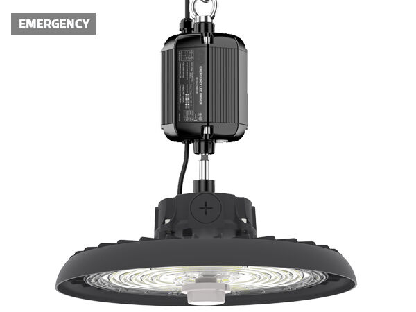 HB3 DIP Switchable Power และ 3CCT UFO LED Highbay Light 190LPW สต็อกในคลังสินค้ายุโรปพร้อมฟังก์ชั่นฉุกเฉินพร้อมตัวเลือก 30W @ 3 ชม.