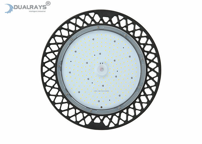 UFO อุตสาหกรรม LED High Bay Light IP66 140LPW การกระจายความร้อนที่ดีเยี่ยมสำหรับคลังสินค้า