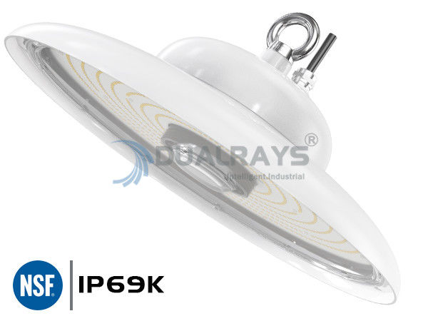 UFO High Bay Light IP69K IK10 150W 140LPW Food Factory ซูเปอร์มาร์เก็ต