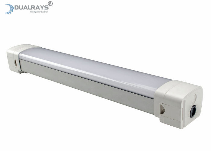 Dualrays D5 Series 60W โคมไฟเคลือบ Tri Proof Light 5ft สำหรับสถานีรถไฟและซูเปอร์มาร์เก็ต
