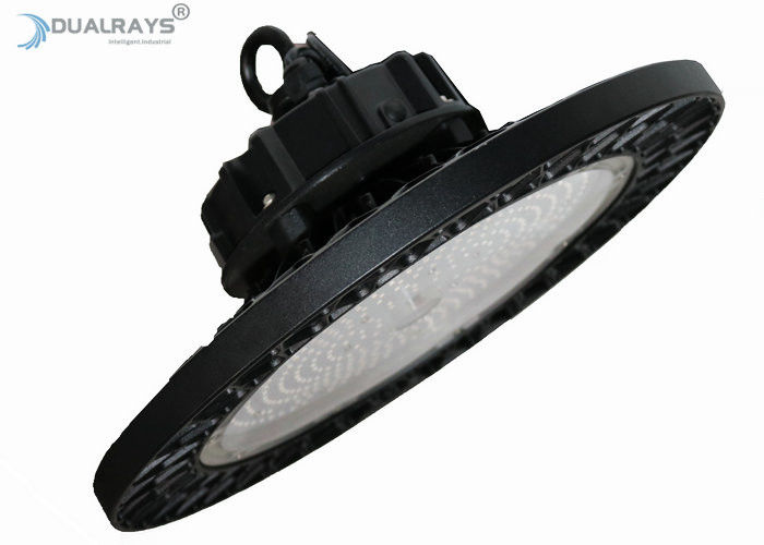 140LPW Mould Forging Aluminium LED UFO High Bay 200w ทนทานสำหรับโครงการ