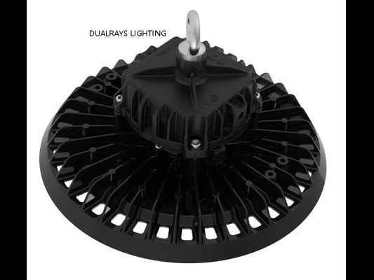 ไฟฉุกเฉิน LED UFO High Bay Light Bell Light 140LPW 200W สำหรับโรงงานซูเปอร์มาร์เก็ต