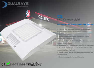 ที่อยู่อาศัยอลูมิเนียม LED Canopy Light LED High Bay Retrofit โคมไฟปั๊มน้ำมันป้องกันการระเบิดแบบปิดภาคเรียน