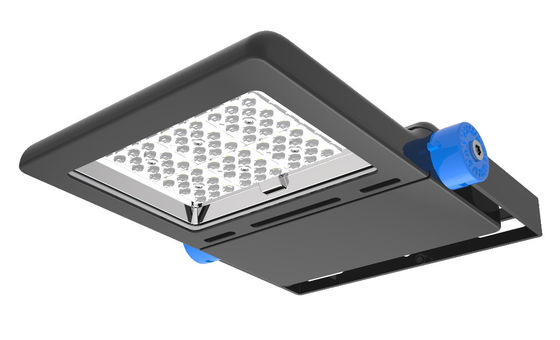 น้ำท่วมไฟ LED แบบโมดูลาร์ 50 วัตต์ภายนอกโคมไฟโปรเจคเตอร์แบบยืดหยุ่นโคมไฟสนามกีฬาเสาสูงกลางแจ้ง